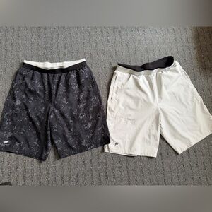 Guc Fabletics lined 9” Men's Shorts. Comfy and stretchy Sz M.